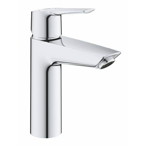 фото Смеситель для раковины grohe start с нажимным донным клапаном, хром (23746002)