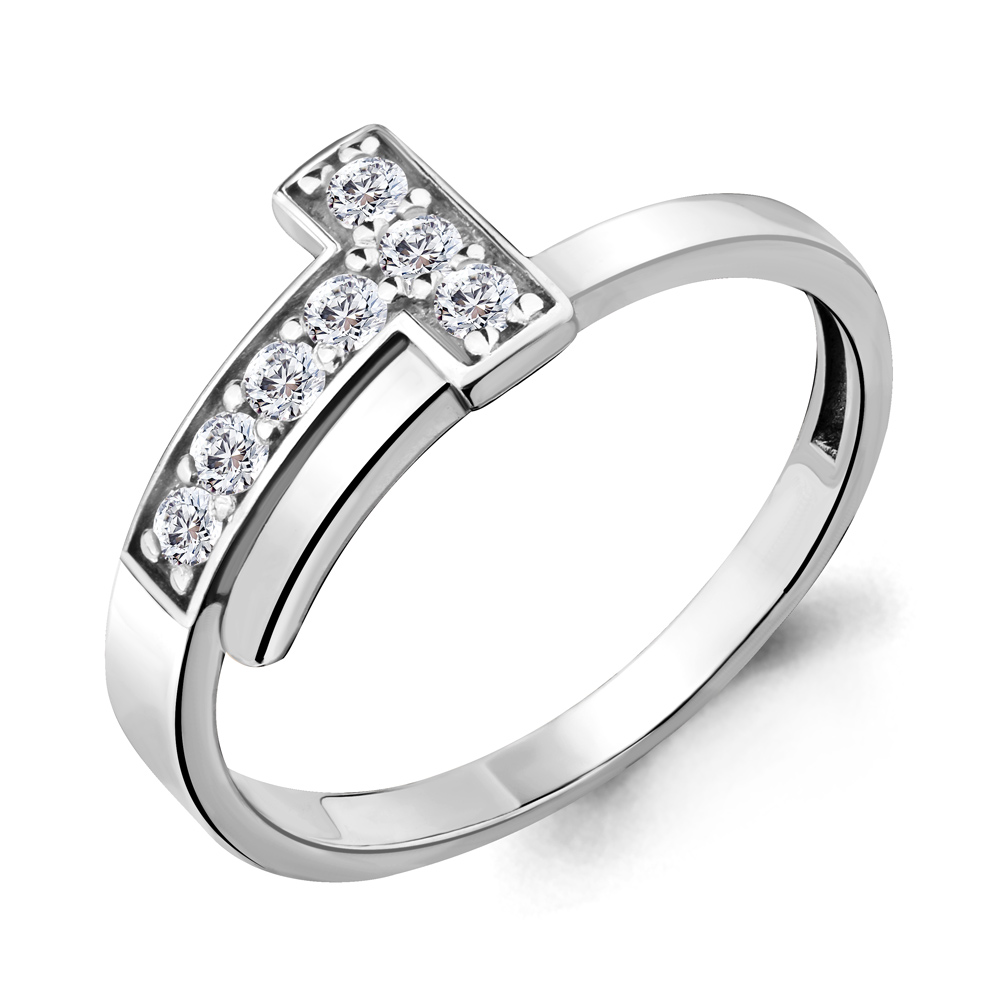 

Кольцо из серебра с фианитом Aquamarine Aquamarine 68383А_925_р р. 17,5, 68383А_925_р
