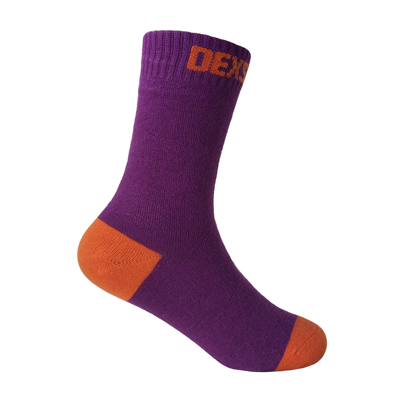 фото Водонепроницаемые носки детские dexshell ultra thin children socks s (16-18 см) пурпурный