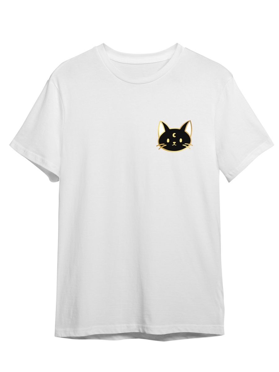 

Футболка унисекс СувенирShop Кот/Луна/Месяц/Золото 18ZG белая 4XL, Белый, "Кот/Луна/Месяц/Золото" 18ZG