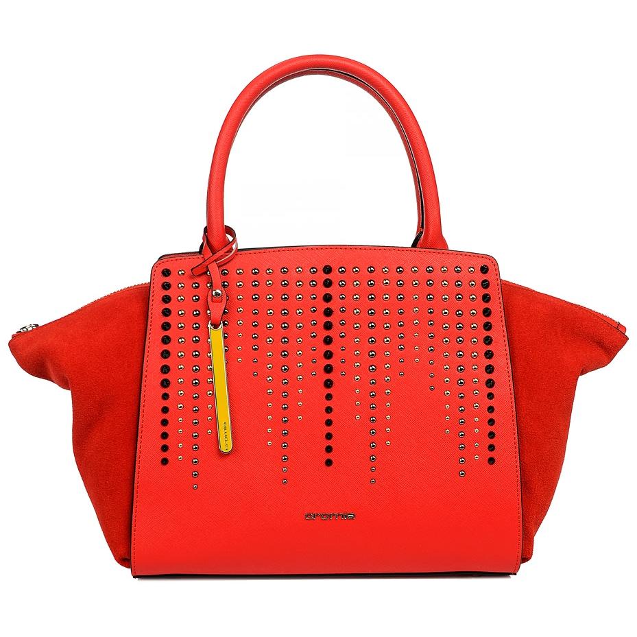 фото Комплект (сумка+брелок) женский cromia cr1403851, красный