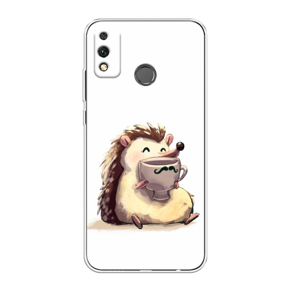 

Чехол Awog на Honor 9X Lite "Еж кофеман", Белый;коричневый;бежевый, 6104250-10
