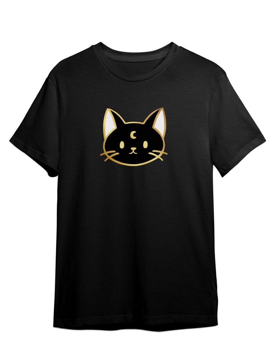 

Футболка унисекс СувенирShop Кот/Луна/Месяц/Золото 17ZG черная 5XL, Черный, "Кот/Луна/Месяц/Золото" 17ZG