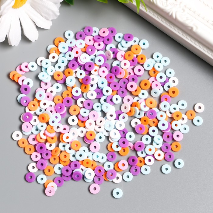 

Бусины Арт Узор PVC Колечки розово-персиковые набор 330 шт 0,1х0,6х0,6 см, 3шт, Разноцветный