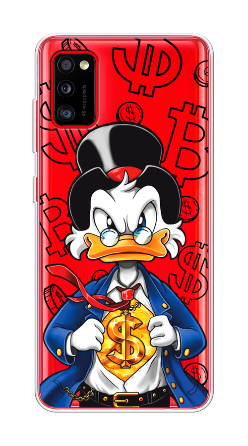 

Чехол на Samsung Galaxy A41 "Scrooge Goldman", Черный;белый;синий, 2100450-1