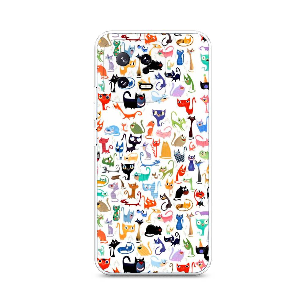 

Чехол на Xiaomi 13 5G "Цветные коты", Разноцветный, 317250-1