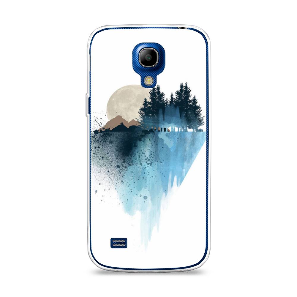 

Чехол Awog на Samsung Galaxy S4 mini / Самсунг S4 mini "Горы 5", Голубой, 24050-4