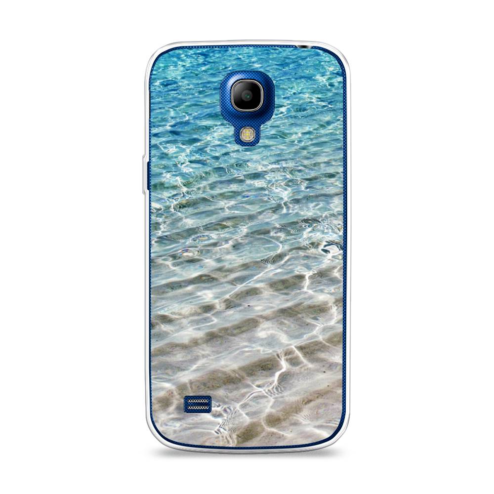

Чехол Awog на Samsung Galaxy S4 mini / Самсунг S4 mini "Волны 10", Голубой, 24050-4