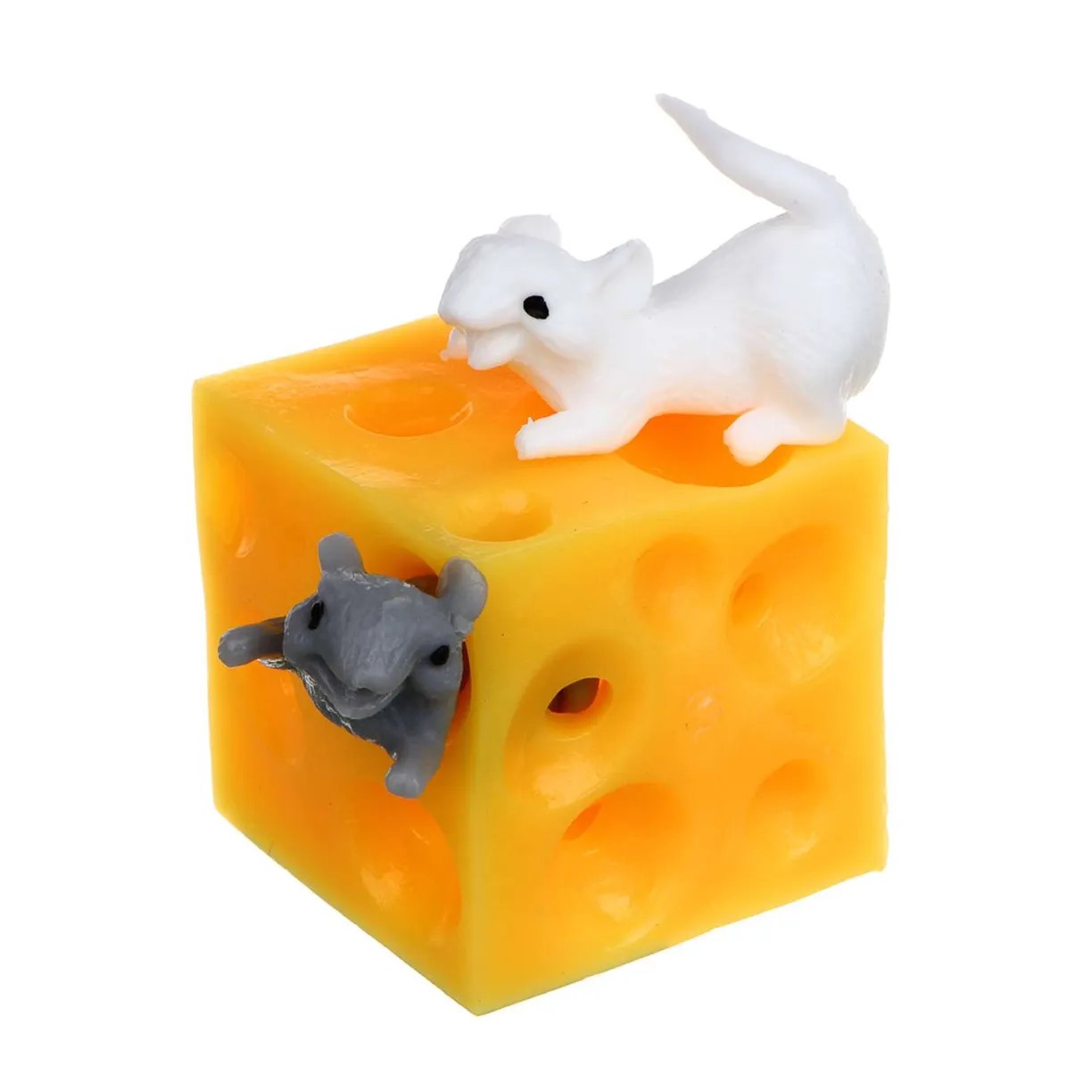 

Игрушка-антистресс LoriRocket Мышки в сыре 5x5 см, Разноцветный