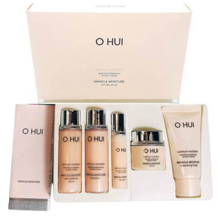 

Увлажняющий набор с керамидами O’HUI miracle moisture miniature kit, Набор косметики для ухода за кожей