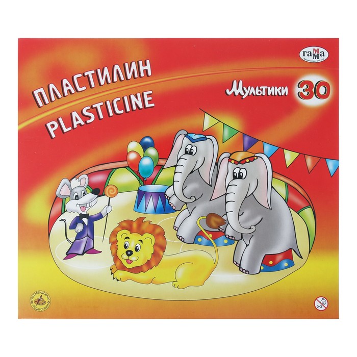 

Восковой пластилин ТероПром классический разноцветный 4381509, 4381509