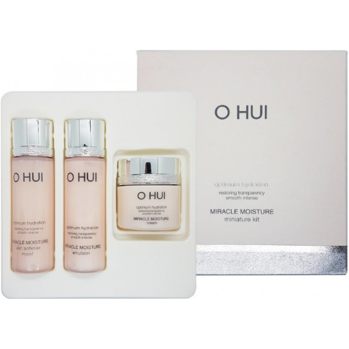 

Мини набор увлажняющих средств с керамидами O’HUI miracle moisture 3pcs gift set, Набор косметики для ухода за кожей