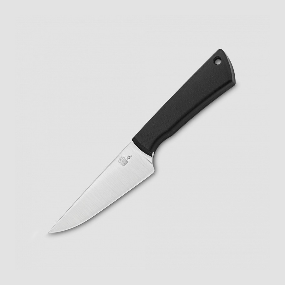 

Нож с фиксированным клинком OWL KNIFE, Pocket, 7,5 см, черный