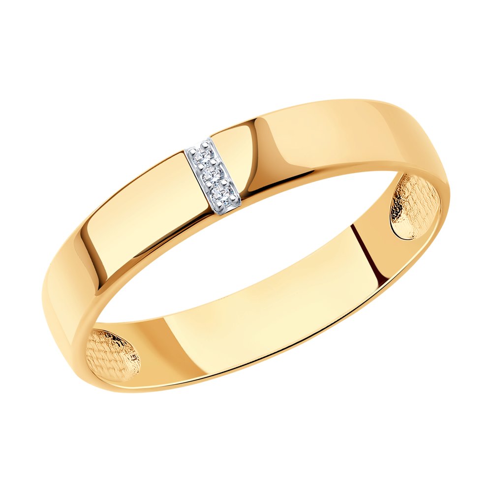 

Кольцо из золота р. 21 SOKOLOV 017797, фианит, 017797