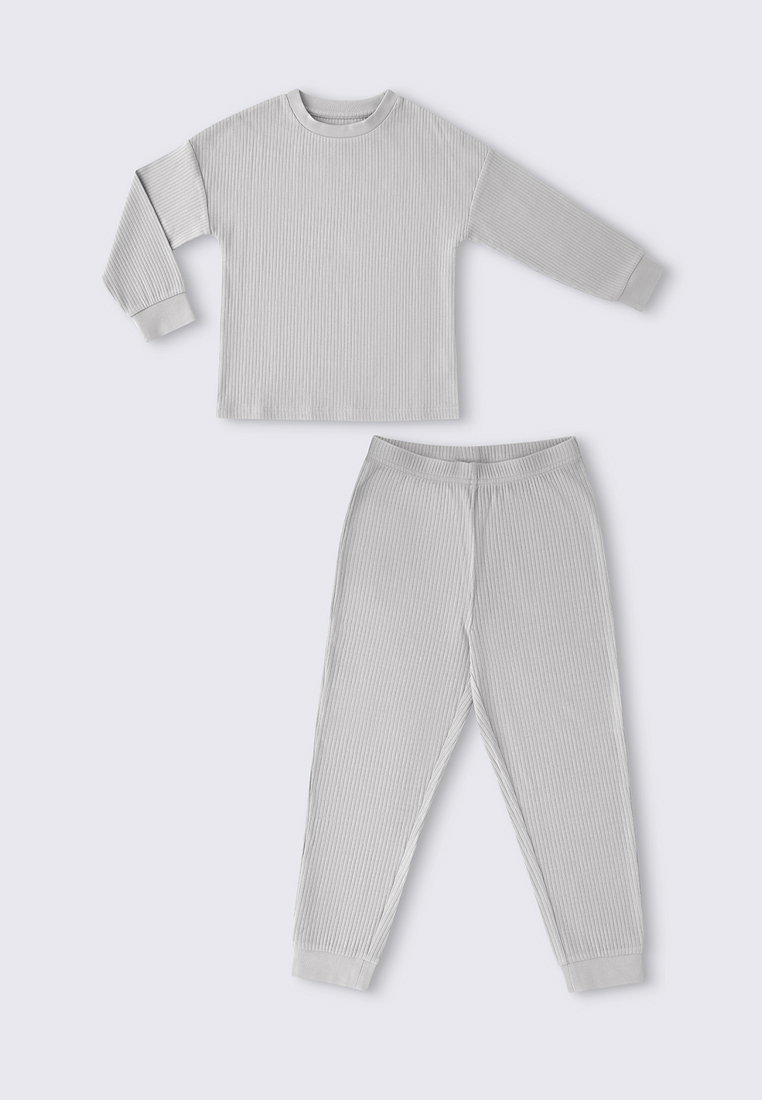 Пижама детская Oldos OCSS23UW3FT14, цвет серый, размер 98