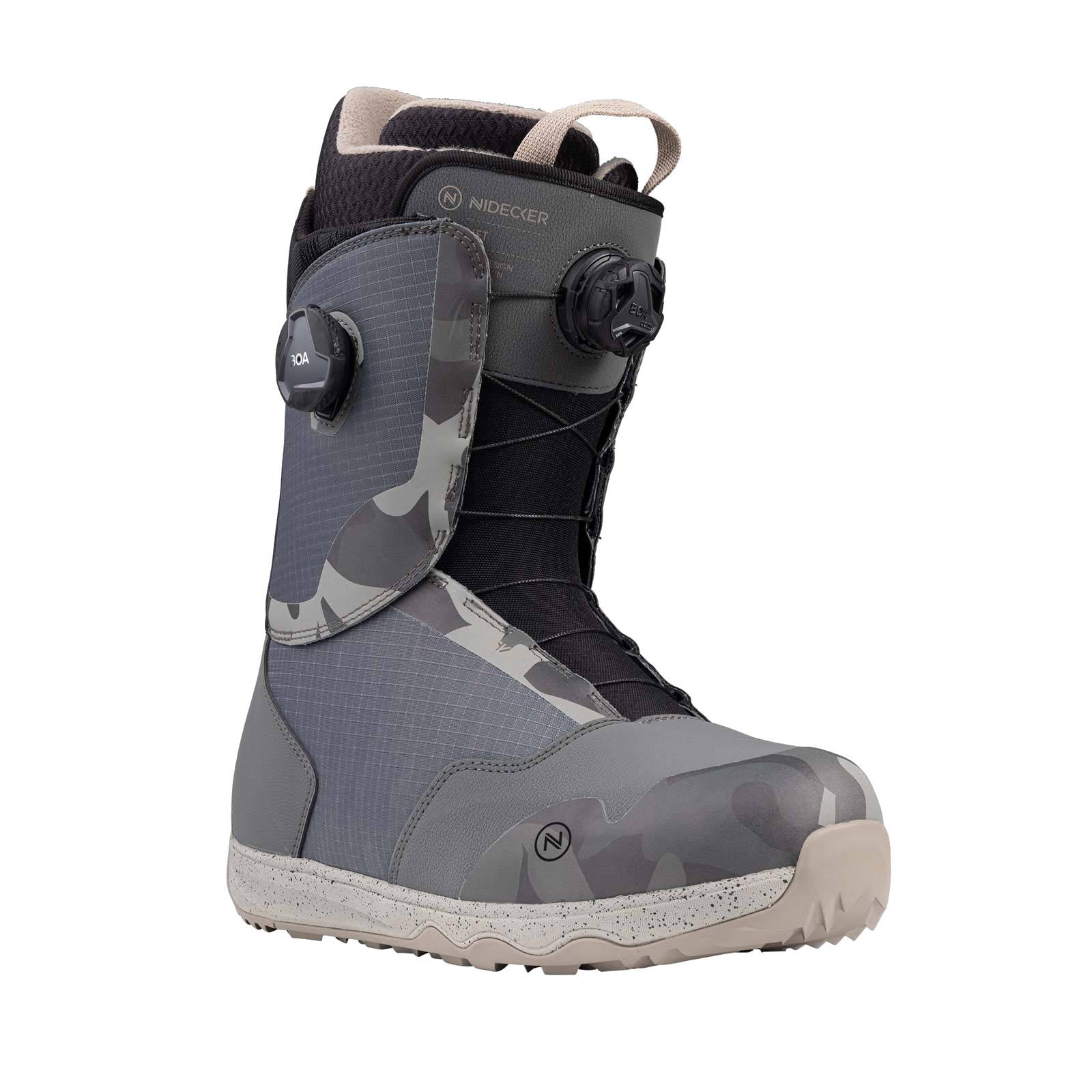 Ботинки для сноуборда Nidecker Rift 2022-2023 gray camo 28,5 см