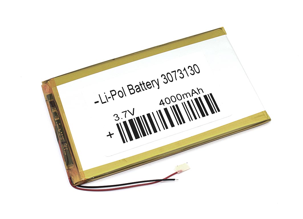 Аккумуляторная батарея OEM Li-Pol 3*73*130мм 2pin 3.7V/4000mAh 600007375455