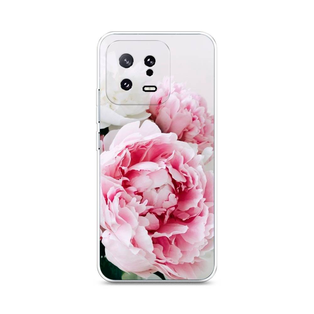 

Чехол на Xiaomi 13 5G "Розовые и белые пионы", Розовый;белый, 317250-2