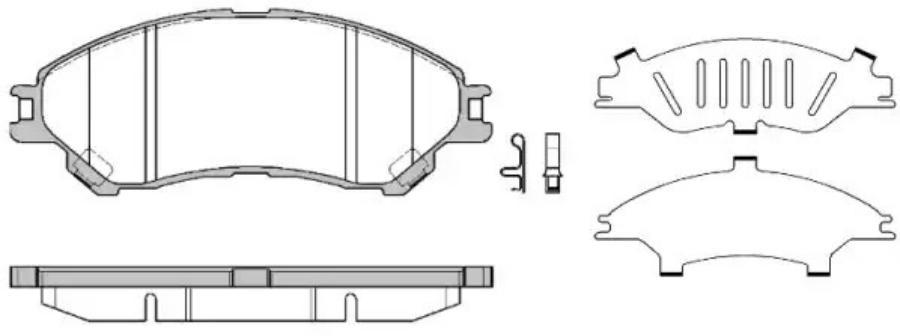 

Колодки Дисковые Передние Suzuki Sx4 1.6/1.6Ddis 13> Remsa 158902 1589 02