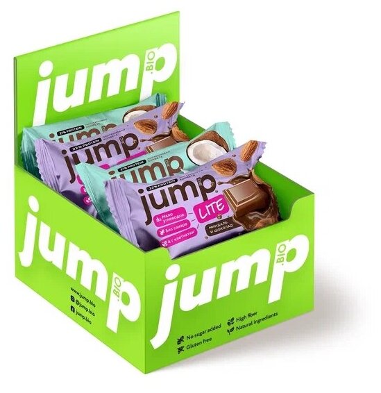 фото Конфеты протеиновые jump lite в наборе 30г