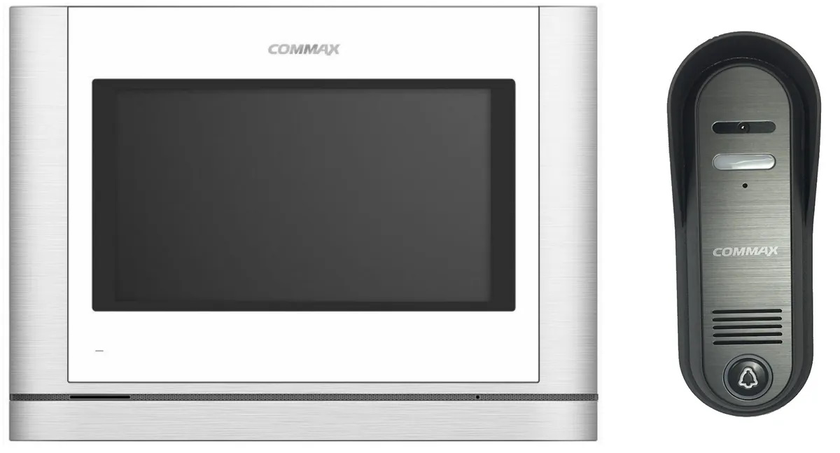 

Комплект видеодомофона и вызывной панели COMMAX CDV-704MA (Белый) / 4CPN3