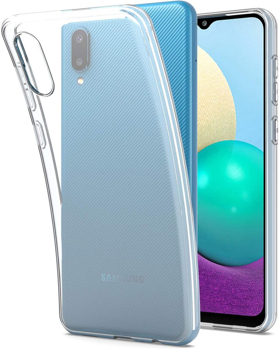 

Защитный чехол на Samsung Galaxy A02 / Самсунг А02 прозрачный, 679