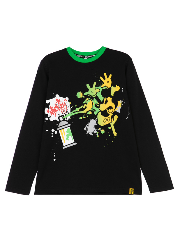 

Лонгслив детский PlayToday 32231058, черный, р. 140, 32231058