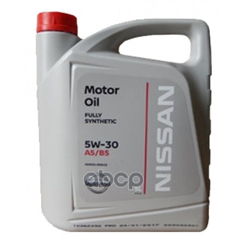 Моторное масло Nissan Motor Oil Fully Synthetic 5W30 5л