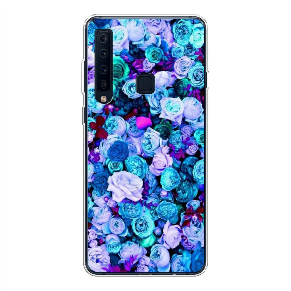 

Чехол на Samsung Galaxy A9 2018 "Цветочный ковер", Фиолетовый, 26650-2