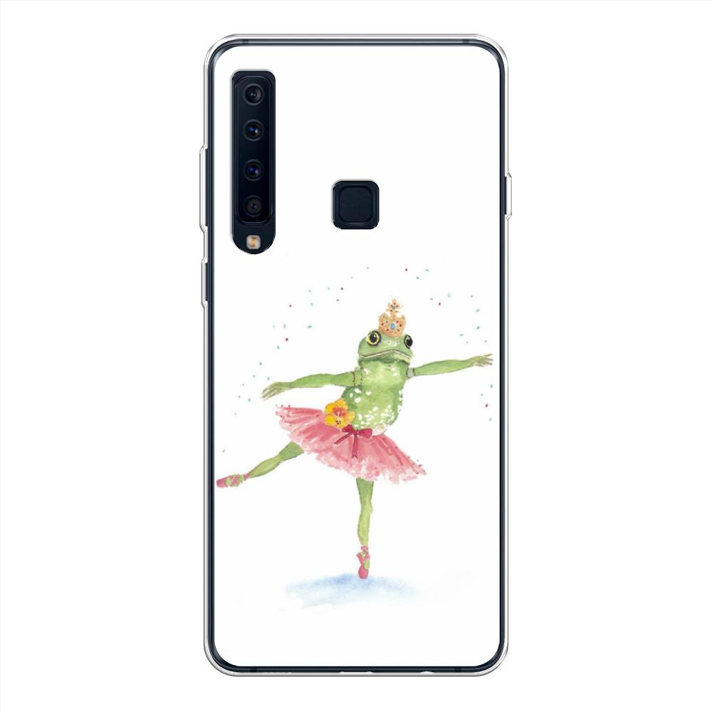 

Чехол на Samsung Galaxy A9 2018 "Лягушка-балерина", Зеленый, 26650-4