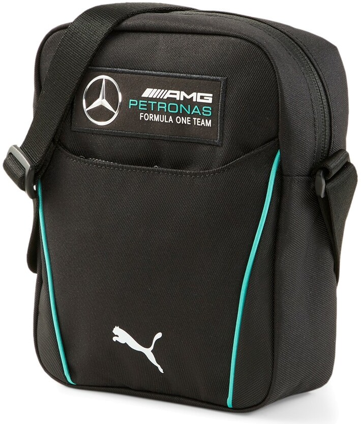 фото Сумка puma mercedes f1 portable shoulder bag 20,5х7х17 черная