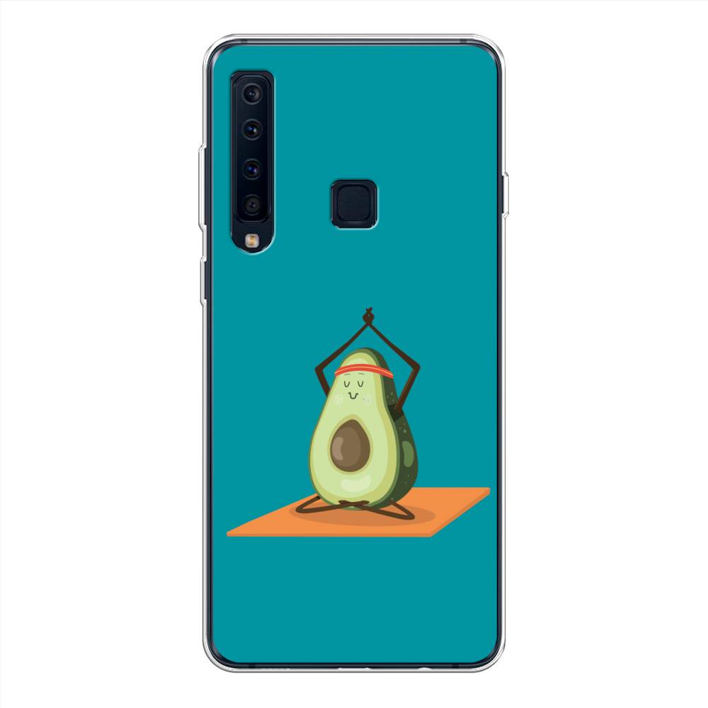 

Чехол на Samsung Galaxy A9 2018 "Расслабься с авокадо", Голубой, 26650-6