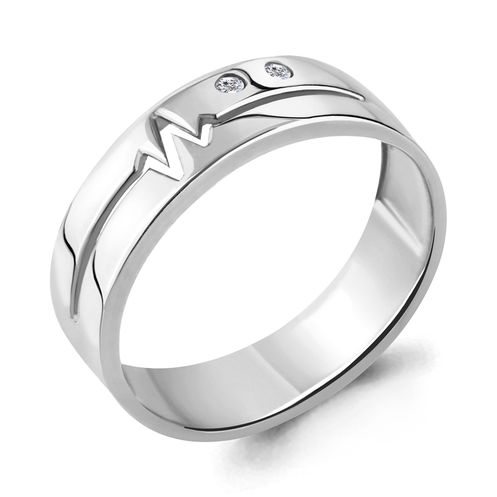 

Кольцо из серебра с фианитом Aquamarine Aquamarine 68341А_925_р р. 19,5, 68341А_925_р
