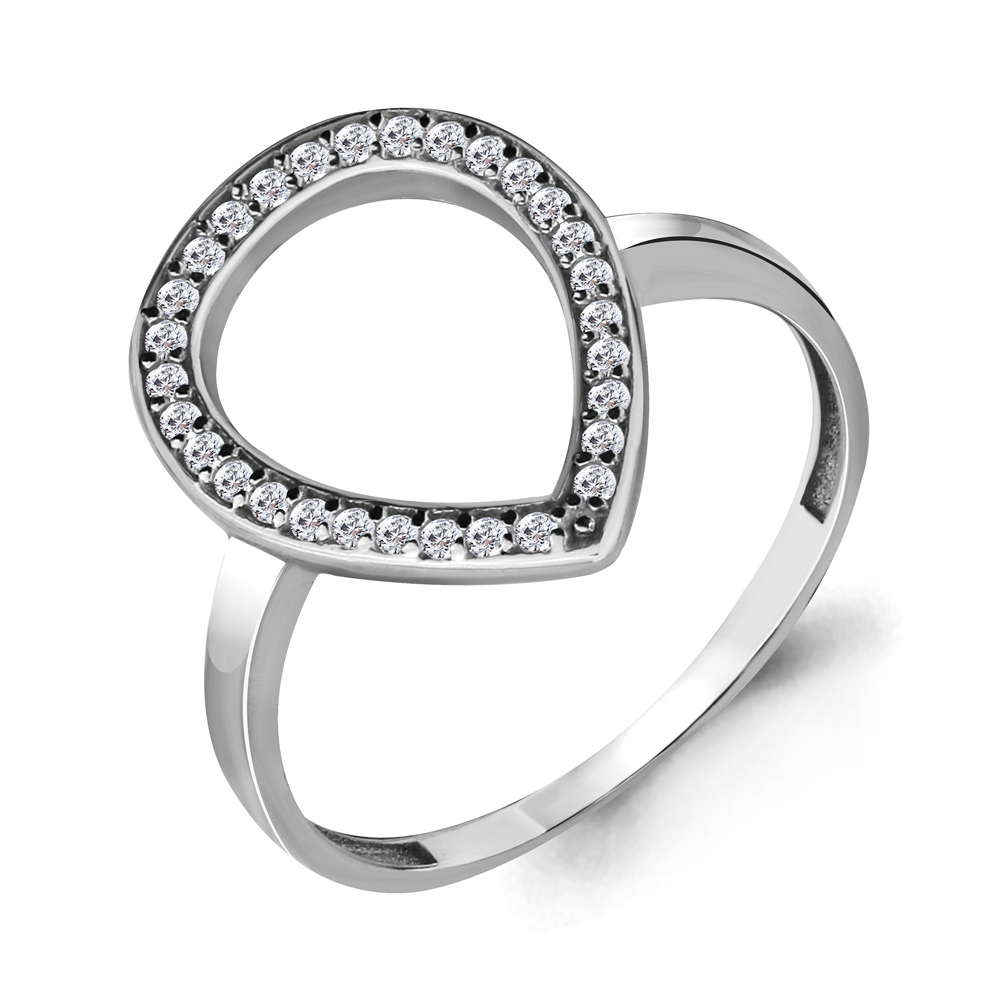 

Кольцо из серебра с фианитом Aquamarine Aquamarine 68338А_925_р р. 17,5, 68338А_925_р