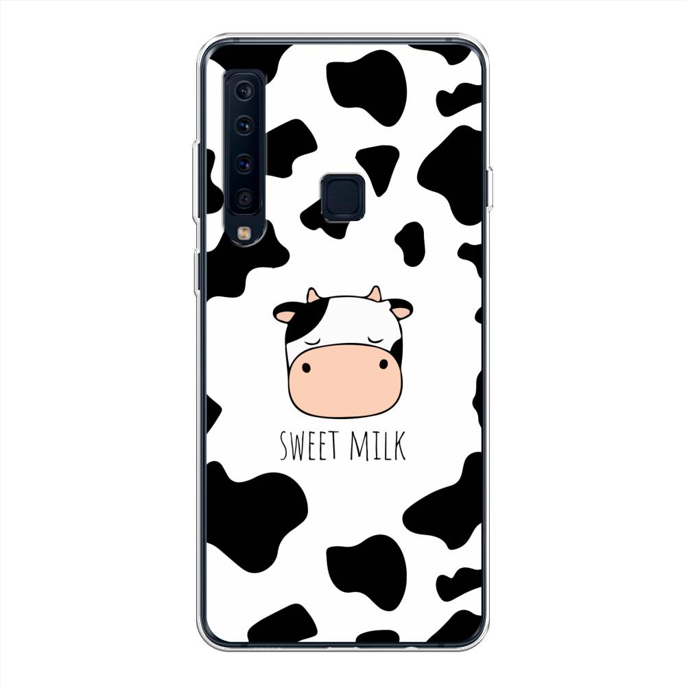 

Чехол на Samsung Galaxy A9 2018 "Sweet milk", Розовый;белый;черный, 26650-1