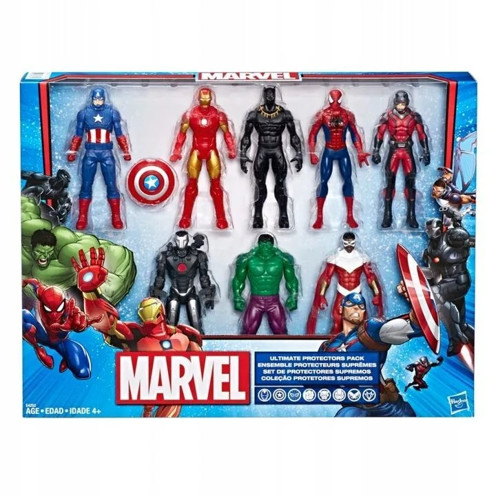 Набор из 8 фигурок супергероев Hasbro Marvel Avengers Ultimate Protection E4252