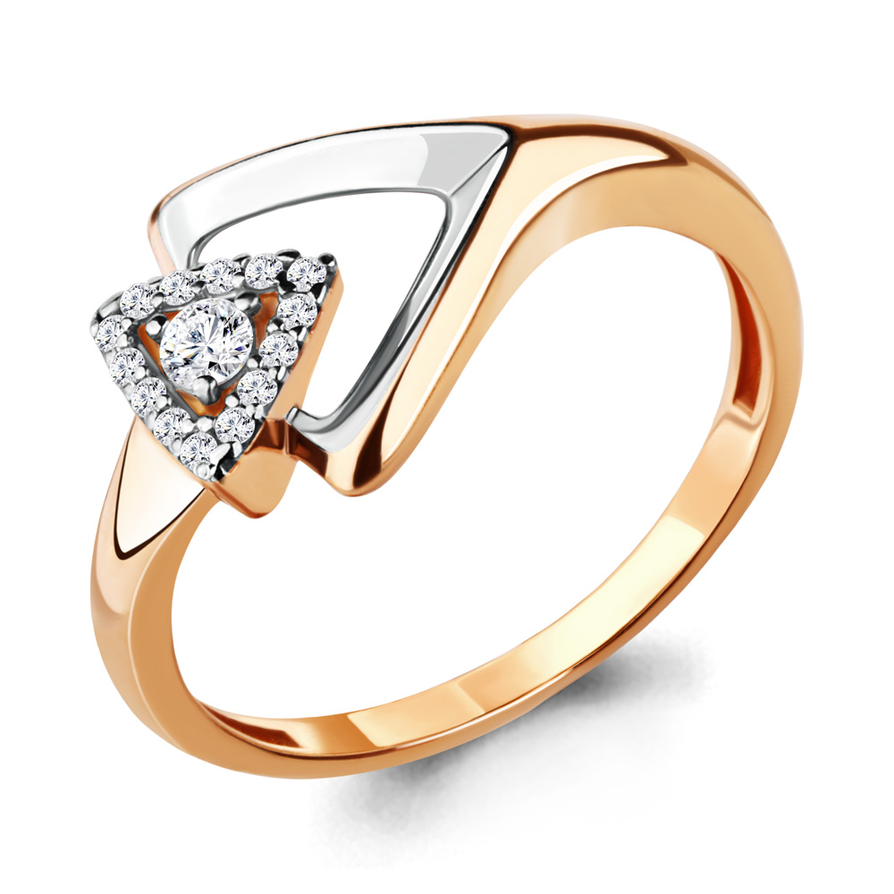 

Кольцо из серебра с фианитом Aquamarine Aquamarine 68313А_925_з р. 18,5, 68313А_925_з