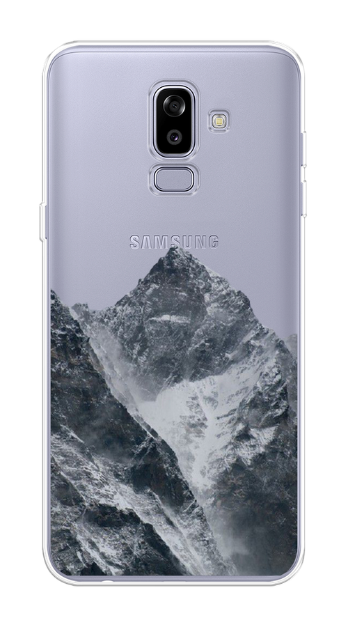 

Чехол на Samsung Galaxy J8 "Горы арт 4", Серый;бежевый, 26550-2