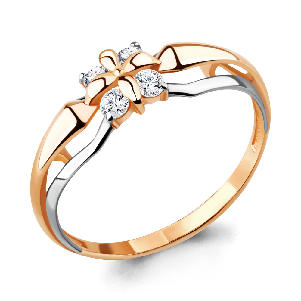 

Кольцо из серебра с фианитом Aquamarine Aquamarine 68312А_925_з р. 18, 68312А_925_з