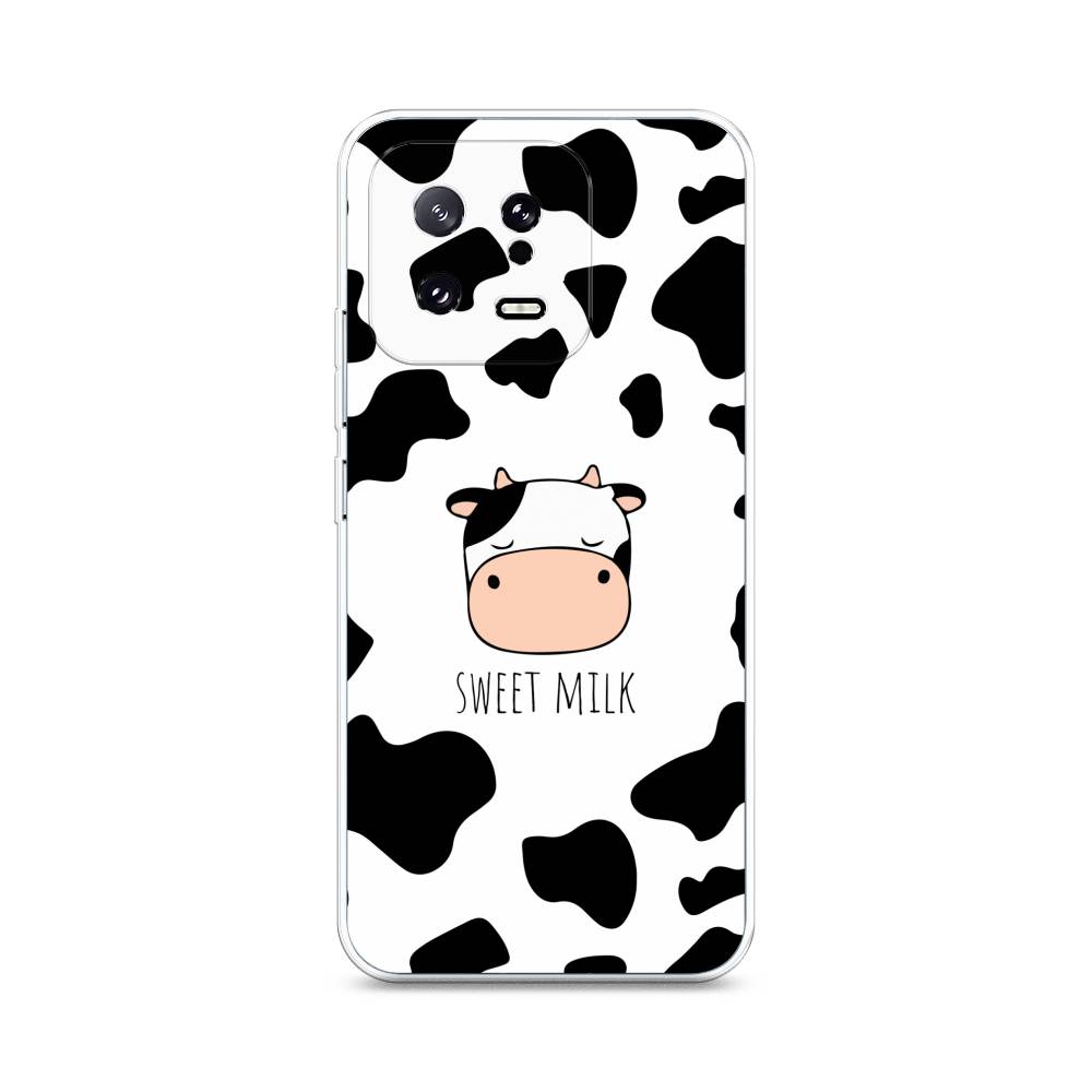 

Чехол на Xiaomi 13 5G "Sweet milk", Розовый;белый;черный, 317250-1