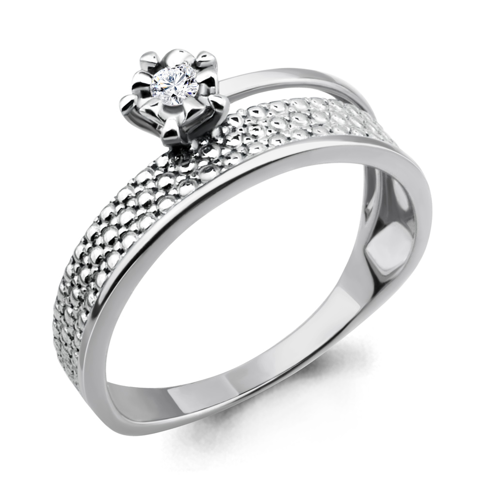 

Кольцо из серебра с фианитом Aquamarine Aquamarine 68297А_925_р р. 16,5, 68297А_925_р