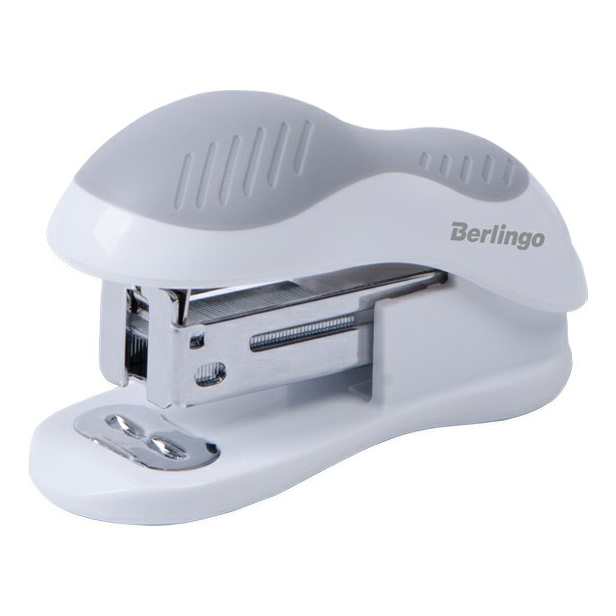 

Степлер мини Berlingo Office Soft № 24-6 № 26-6 25 мм серый