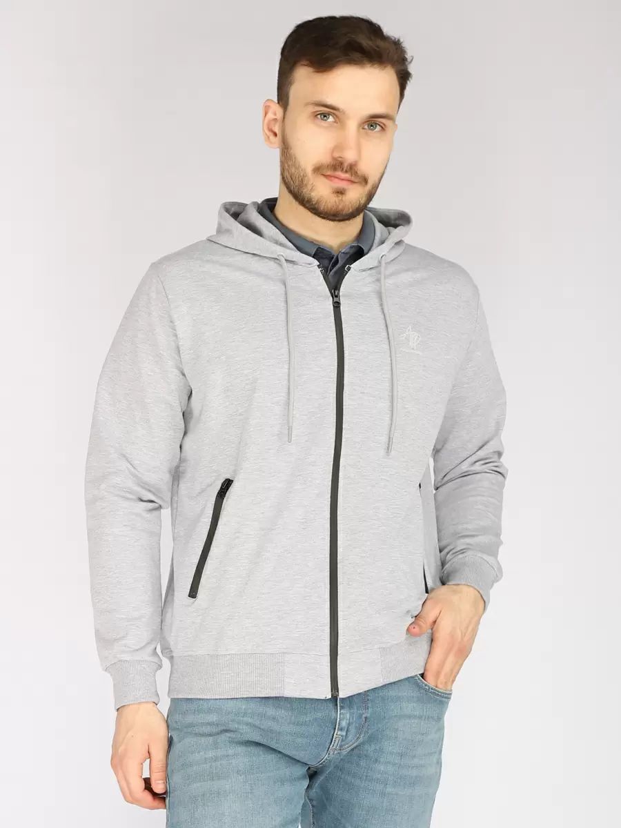 

Толстовка мужская A passion play SQ69072 серая XXL, Серый, SQ69072