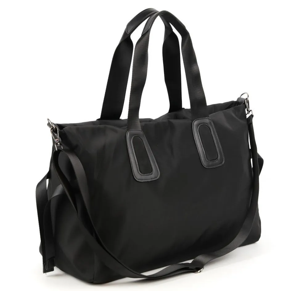 Текстильная спортивная (дорожная) сумка 0885-1 Блек (132311)
