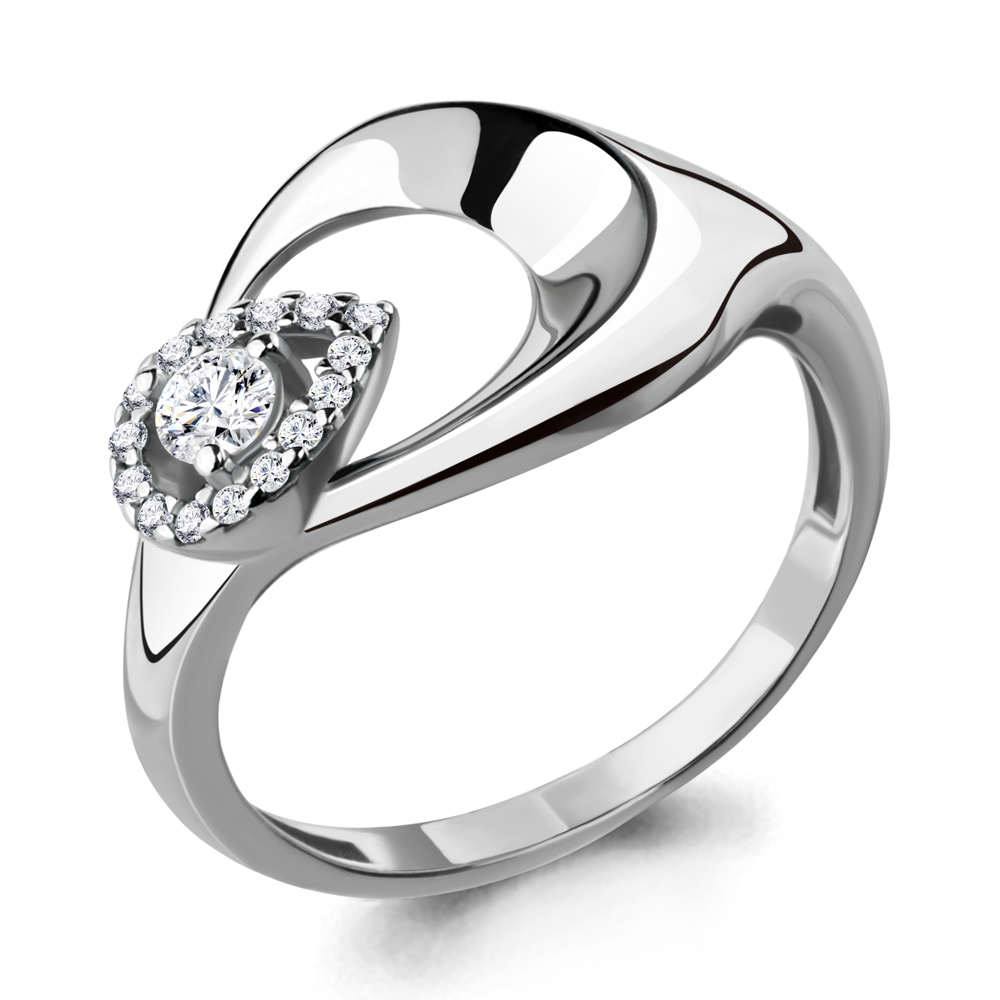 

Кольцо из серебра с фианитом Aquamarine Aquamarine 68289А_925_р р. 18,5, 68289А_925_р