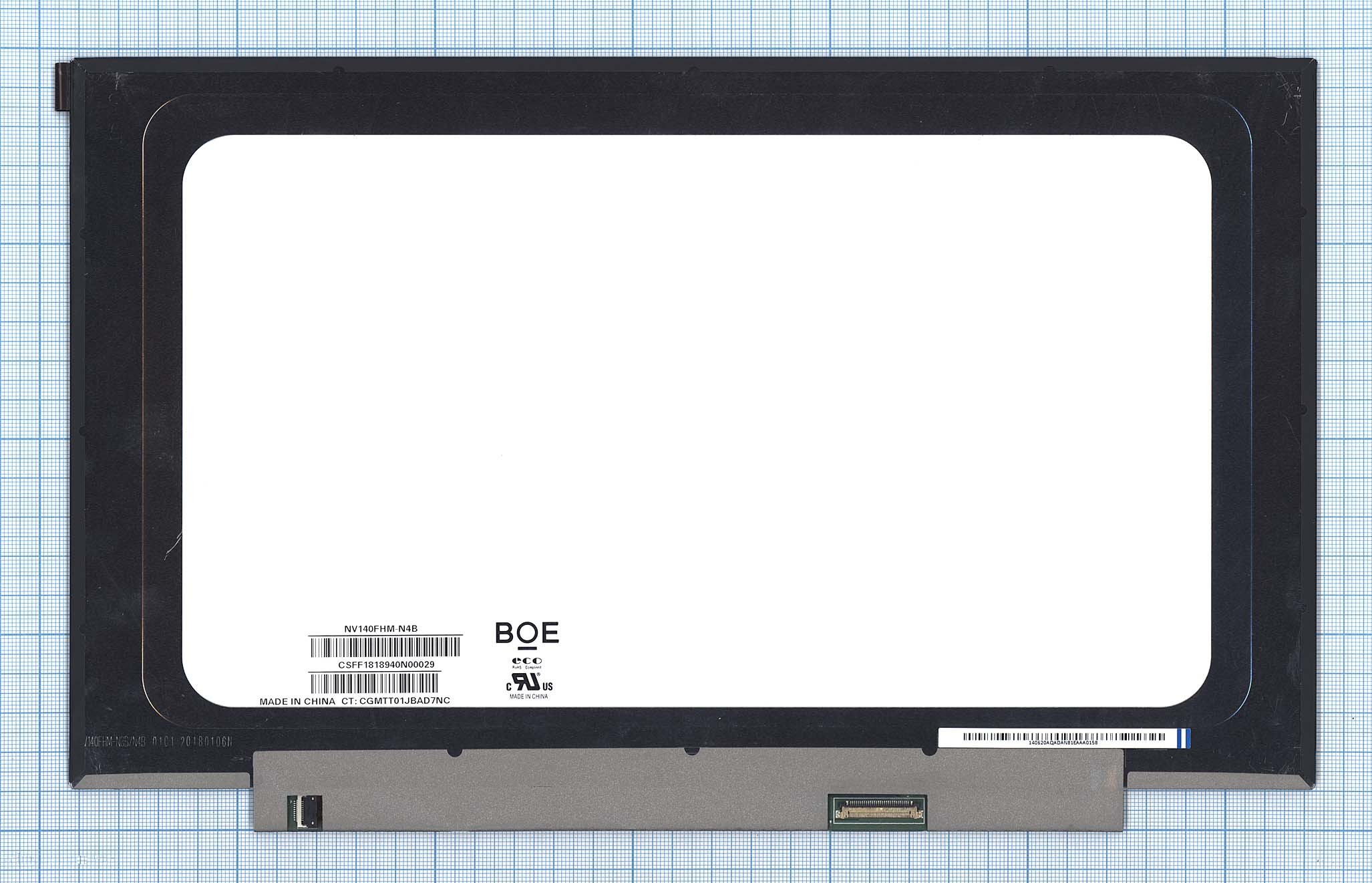 

Матрица OEM для ноутбука NV140FHM-N4B (100158587V), совместимая с p/n: NV140FHM-N4B
