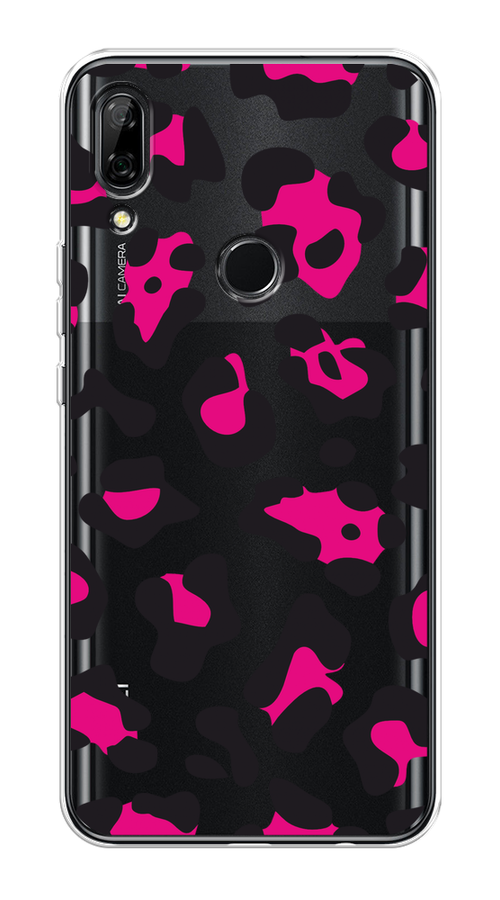 

Чехол на Honor 9X/Huawei P Smart Z "Pink cow spots", Черный;розовый, 69950-1