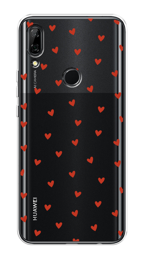 

Чехол на Honor 9X, Huawei P Smart Z "Red hearts", Красный;прозрачный, 69950-1