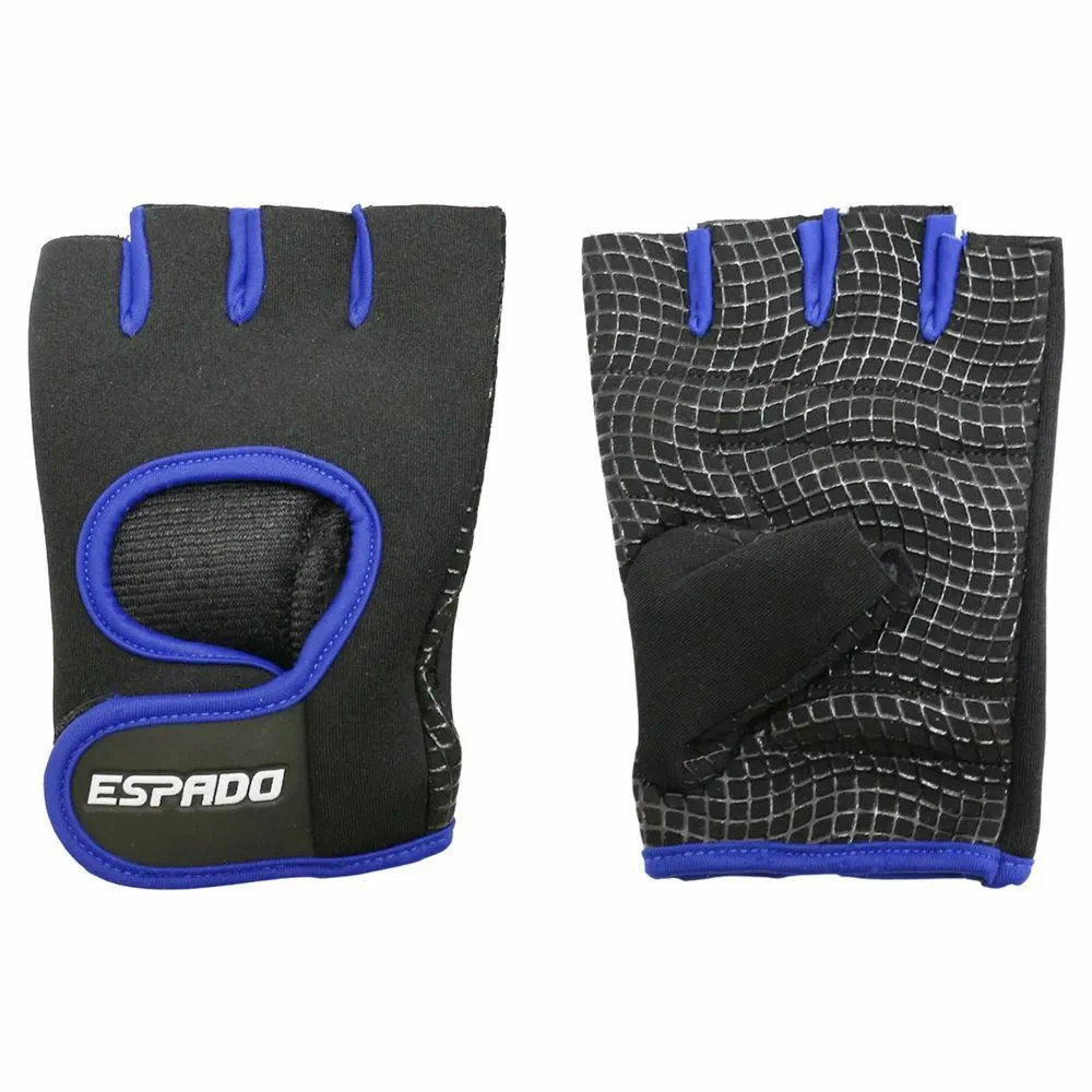Перчатки для фитнеса ESPADO р.S (черно-синий) ESD001