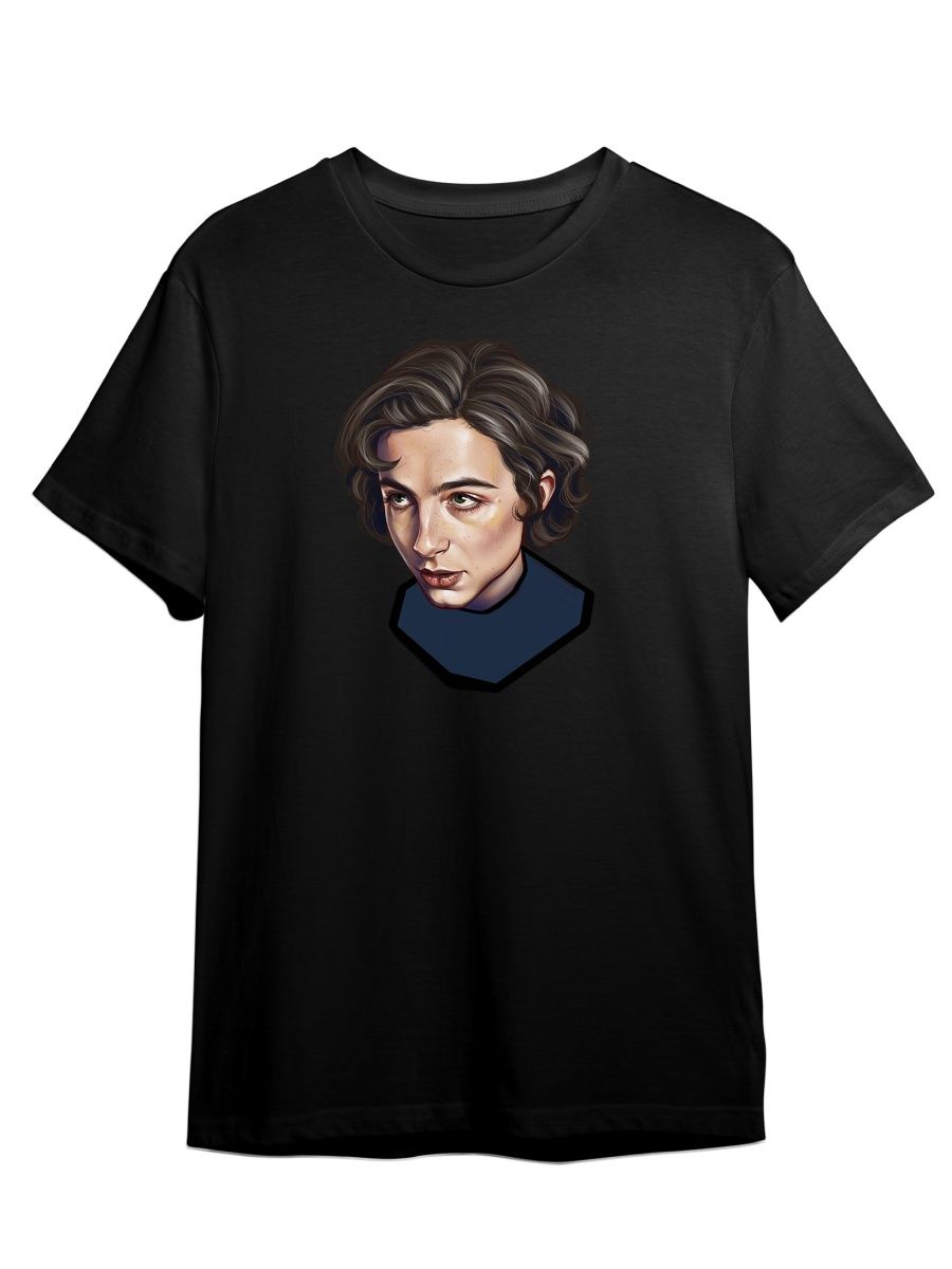 

Футболка унисекс СувенирShop Тимотии Шаламе/Chalamet/Дюна 2 черная M, Черный, "Тимотии Шаламе/Chalamet/Дюна" 2